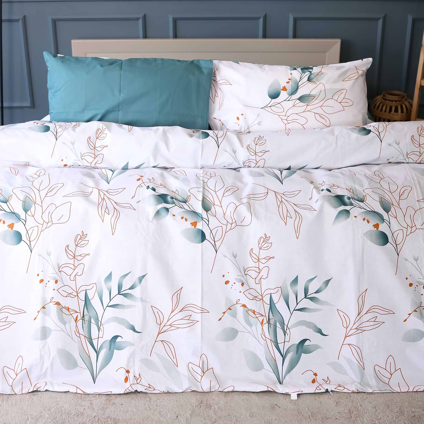 Комплект постільної білизни дитячий MirSon 110x140 см 17-0954 Delicate Foliage Бязь (2200013181736)